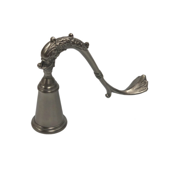 Candles/Lighting Early American Pewter Plated Dragon Candle Snuffer- Victorian Antique Vintage Style