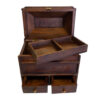 Writing Boxes & Travel Trunks Writing Portable British Campaign Chest- Antique Vintage Style