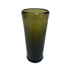 Glassware Early American 6-1/4″ Hand-Blown Dark Green Tav ...