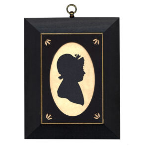 Early American Early American Abigail Adams Cloth Silhouette with Ov ...