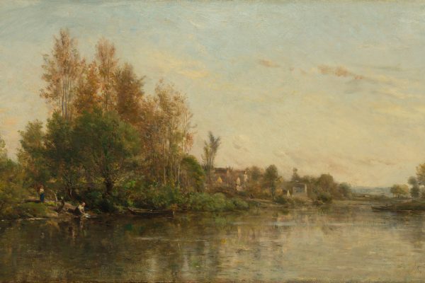 Landscape Landscape On the Banks of the River
