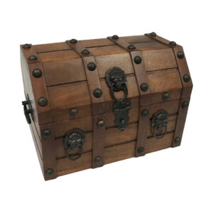 Writing Boxes & Travel Trunks Nautical 11-3/4″ Authentic Pirate Loot Ch ...