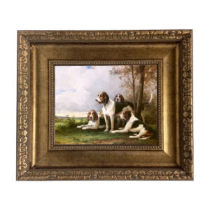 Cabin/Lodge Animals Dog’s Moment Rest Oil Painting P ...