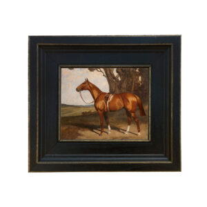 Equestrian/Fox Equestrian Saddled Chestnut Race Horse by Lynwood ...