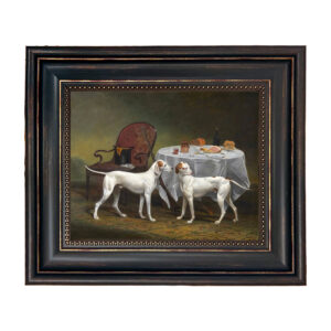 Cabin/Lodge Animals English Pointers Hunting Dogs Framed O ...