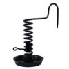 Candleholders Early American 10″ Iron Spiral Courting Candle Holder- Antique Vintage Reproduction
