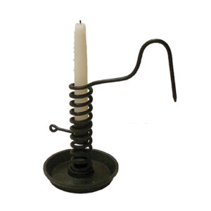 Candles/Lighting Early American 10″ Iron Spiral Courting Candle  ...