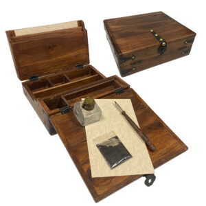 Writing Boxes & Travel Trunks Writing 10-1/2″ Writing Lap Desk with Ac ...
