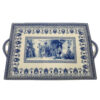 Tea Sets Teaware 16″ Liberty Blue Transferware Porcelain Tea Set with Tray – Antique Reproduction