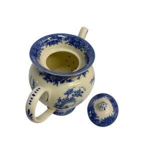 Teaware Teaware 7-3/4″ Pagoda Blue Transferware  ...