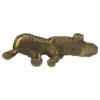 Lodge & Equestrian Decor Animals 4-1/4″ Antiqued Brass Sly Fox Paperweight Tabletop Decor