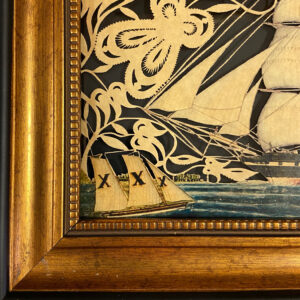 Scherenschnittes Nautical America’s Paul Jones, ca. 1845 b ...
