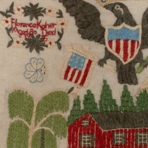 Sampler Prints Early American Rachel Kohler Antiqued Embroidery Need ...