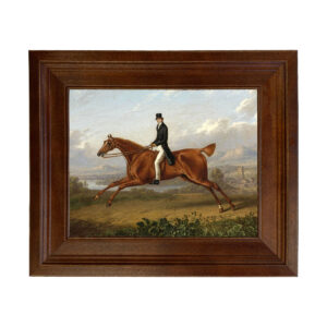 Equestrian/Fox Equestrian Gentleman on a Galloping Chestnut Hors ...