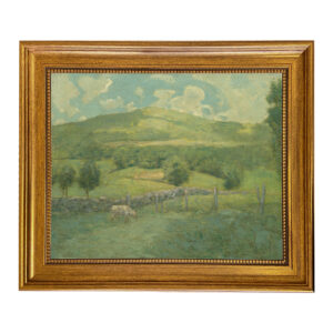 Farm/Pastoral Farm Scenic Spring Landscape Oil Painting P ...