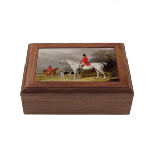 Decorative Boxes Equestrian Hunter and Favorite Hound Equestrian F ...