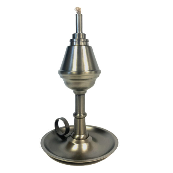 Candles/Lighting Early American 7-1/4″ Early American Camphene-Style Open Flame Lamp- Antique Vintage Style