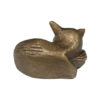Paperweights Lodge 2-1/2″ Antiqued Brass Sleeping Fox Paper Weight Tabletop Lodge Cabin Decor