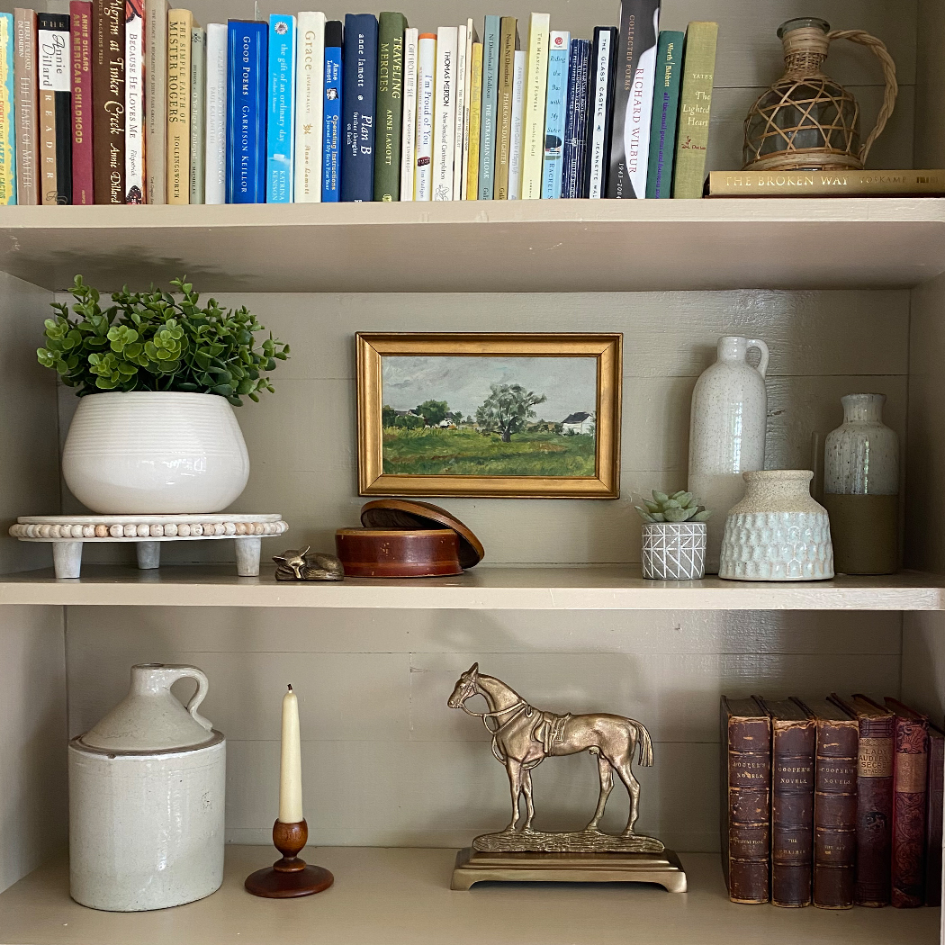 Lodge & Equestrian Decor Equestrian 9″ Antiqued Brass Horse Door Sto ...