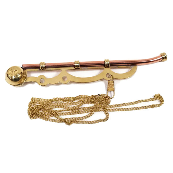Nautical Instruments Nautical 6-1/4″ Brass Bosun Whistle