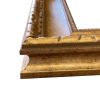 Painting Prints on Canvas Lodge English Cod Still Life Oil Painting Print on Canvas in Wide Antiqued Gold Frame