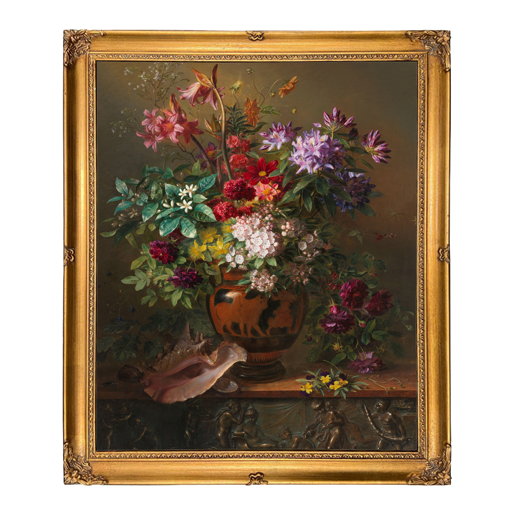 Painting Prints on Canvas Early American Dutch Floral Still Life Oil Painting P ...
