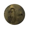 Early American Life Revolutionary/Civil War 2-1/2″ Solid Brass Eagle Breast Belt Buckle
