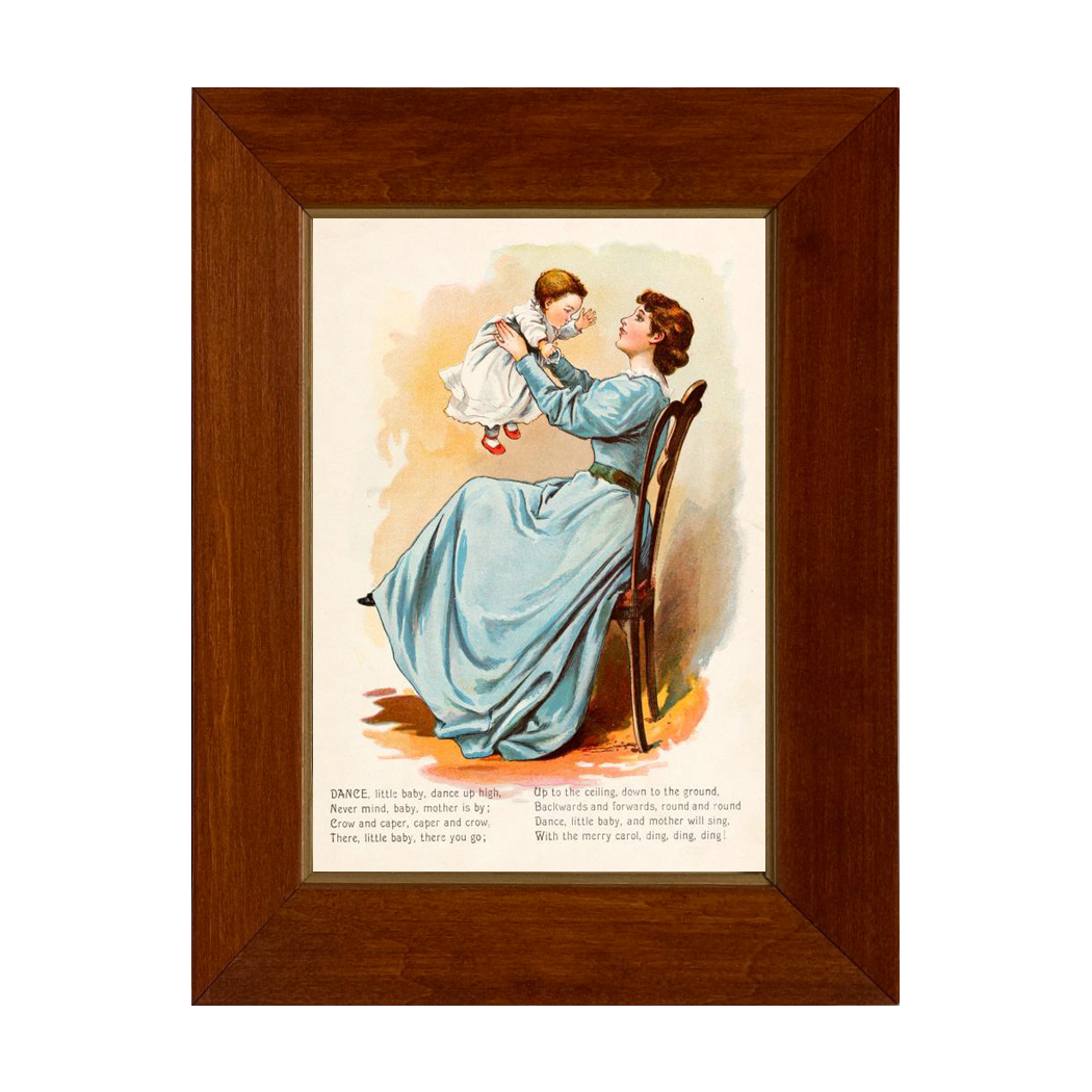 Easter Children Mother and Baby Nursery Rhyme Vintage  ...