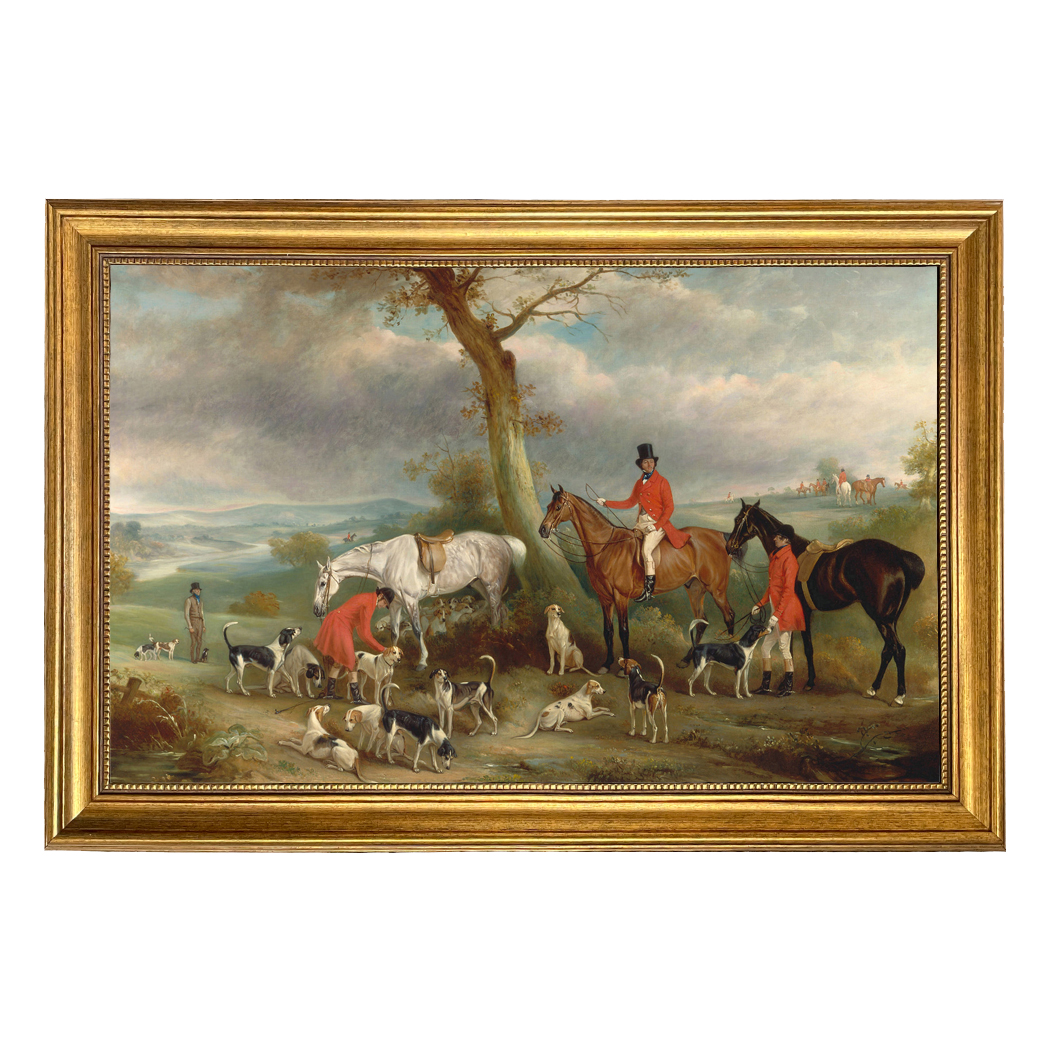 Equestrian/Fox Equestrian Thomas Wilkinson Hunt Framed Oil Paint ...
