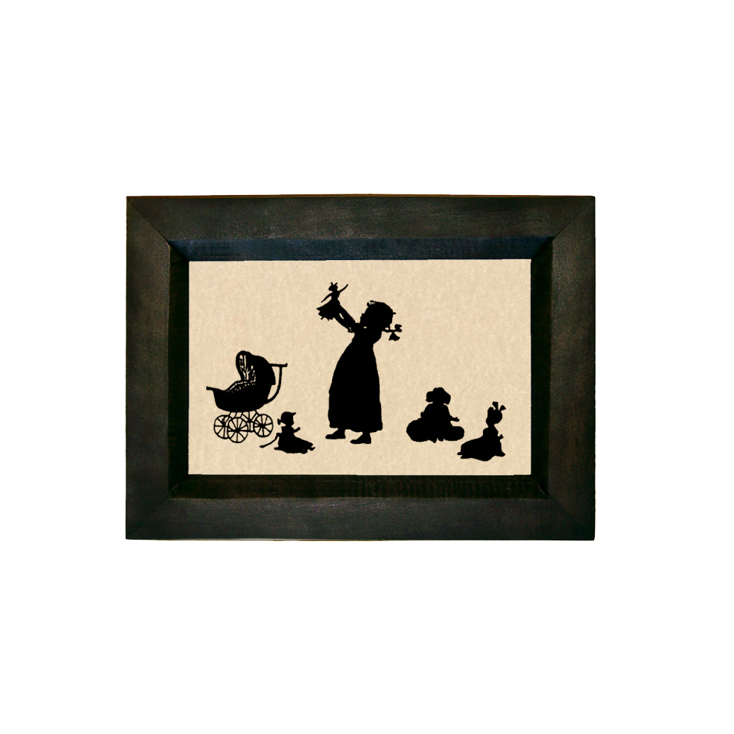 Early American Early American Doll Collection Printed Silhouette in  ...