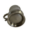 Drinkware & Plates Early American 3-3/4″ Pewter Plated Tulip Shaped Mug- Antique Vintage Style