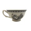 Teaware Equestrian 5-3/4″ Equestrian Transferware Porcelain Tea Cup and Saucer – Antique Reproduction