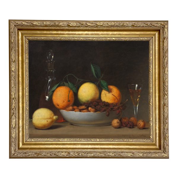 Painting Prints on Canvas Early American Dessert Still Life