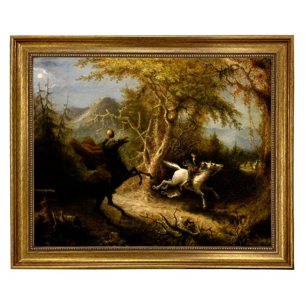 Equestrian/Fox Early American Headless Horseman Pursuing Ichabod Crane