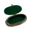 Decorative Boxes Early American 5-1/2″ Primitive Oval Bone Box- Antique Reproduction