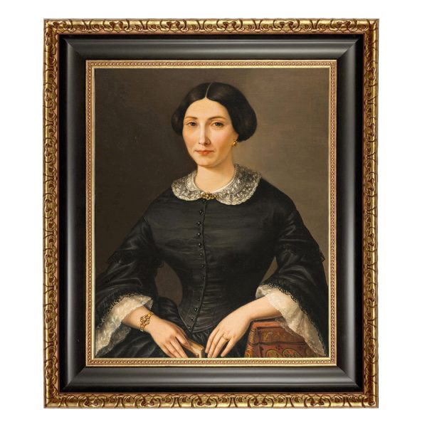 Painting Prints on Canvas Portrait Early Victorian Gentlewoman