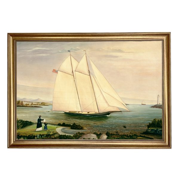 Nautical Nautical American Schooner