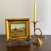 Lodge & Equestrian Decor Equestrian 8-1/4″ French Horn Fox Hunt Candle Stick Holder