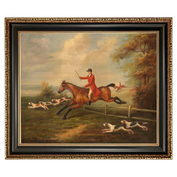 Equestrian/Fox Equestrian Fox Hunting Scene After J.N. Sartorius