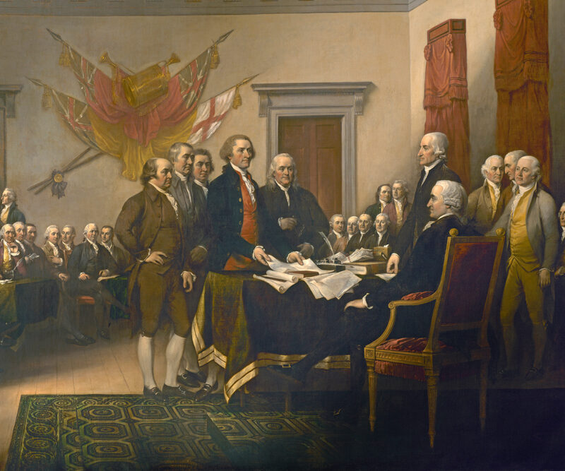 where was the declaration of independence sent