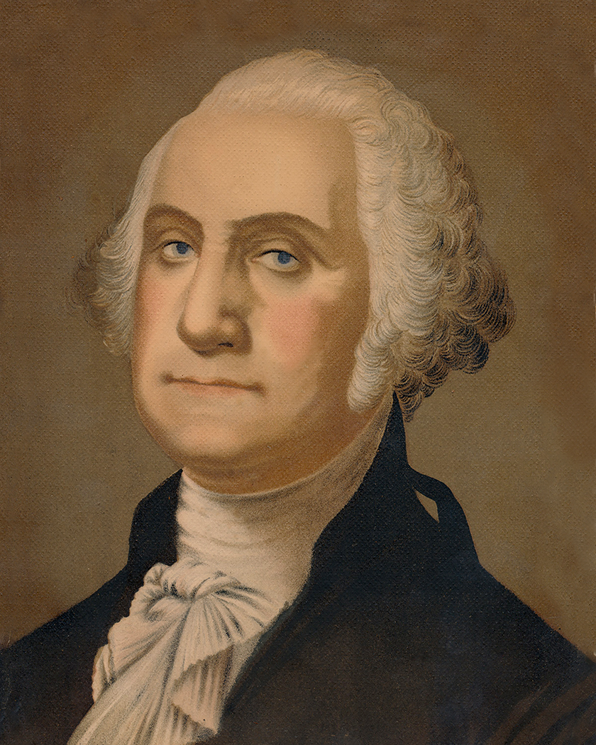 Painting Prints on Canvas Revolutionary/Civil War George Washington Framed Oil Painting  ...