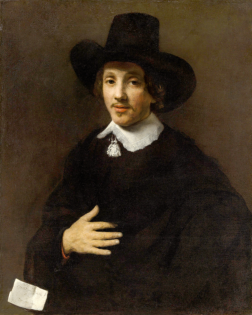 Painting Prints on Canvas Portrait Portrait of a Man by Willem Drost Fram ...