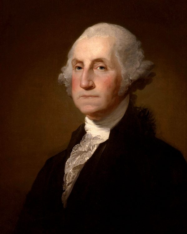 Portrait Revolutionary/Civil War George Washington ca. 1796-1805