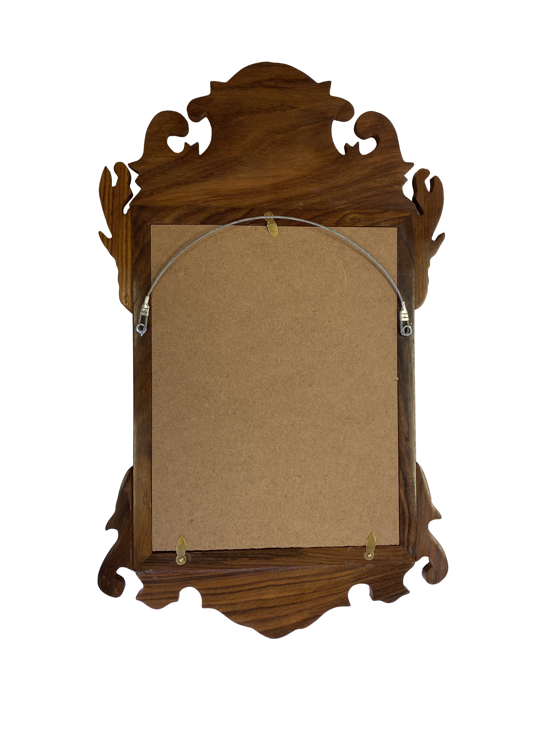 Decor Early American 19-1/2″ Colonial Style Chippendale Wood Mirror