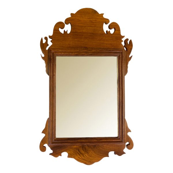 Decor Early American 19-1/2″ Colonial Style Chippendale Wood Mirror