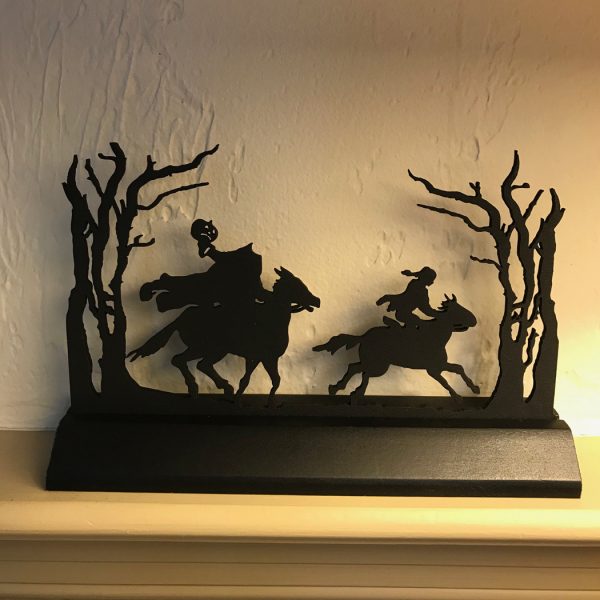 Halloween Decor Halloween Headless Horseman Scene Silhouette Halloween Tabletop Ornament Decoration