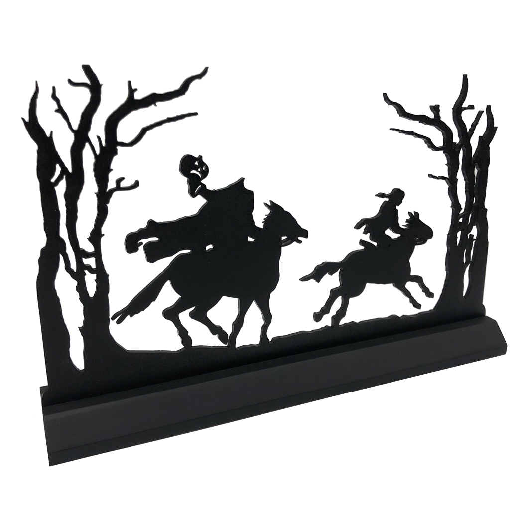 Halloween Decor Halloween Headless Horseman Scene Silhouette Halloween Tabletop Ornament Decoration Halloween Decor Halloween Headless Horseman Scene Silhouette Halloween Tabletop Ornament Decoration