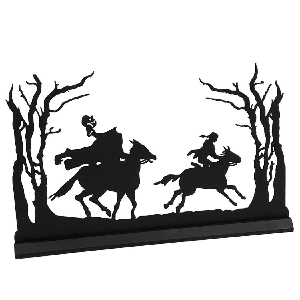 Halloween Decor Halloween Headless Horseman Scene Silhouette Halloween Tabletop Ornament Decoration Halloween Decor Halloween Headless Horseman Scene Silhouette Halloween Tabletop Ornament Decoration