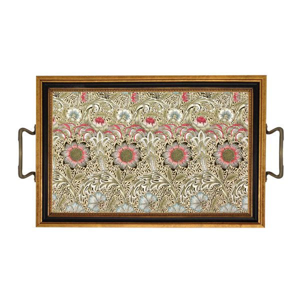 Botanical Botanical/Zoological William Morris Corncockle Framed Print or Decorative Tray