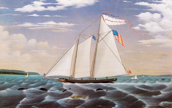 Nautical Nautical American Schooner Ship Casper Lawson